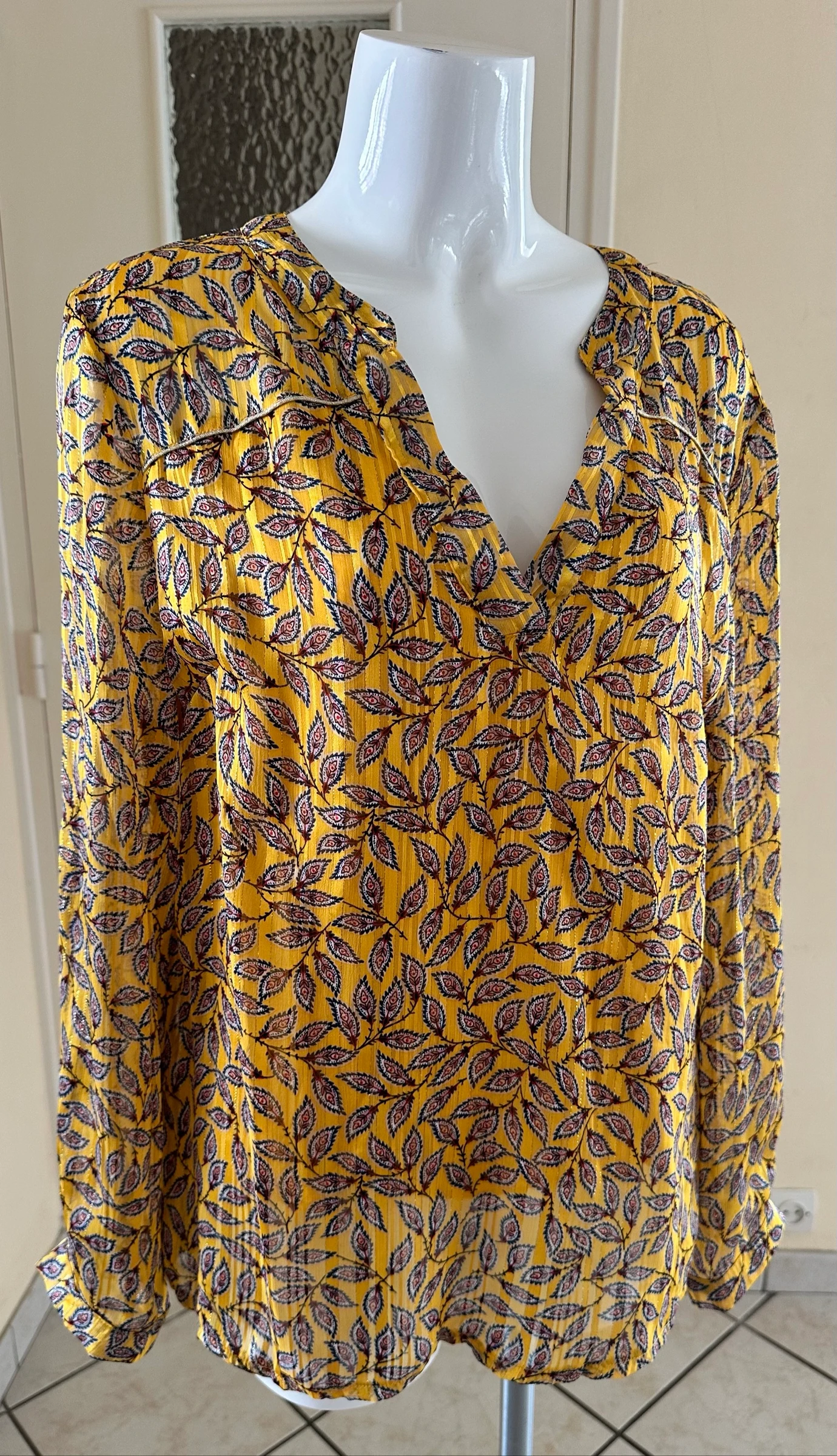 Sublime Blouse Doublée Z•One Taille XL État Irréprochable